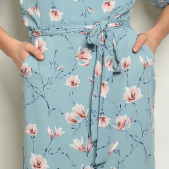 Loyola's Late For Lunch Again 2 POCKETS Midi Dress - Picture 2 of 5